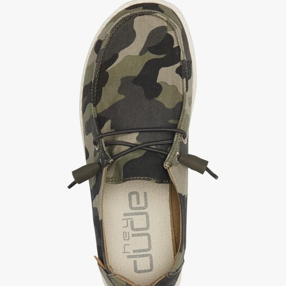 NWT Women’s Camo Hey Dudes - Picture 2 of 2